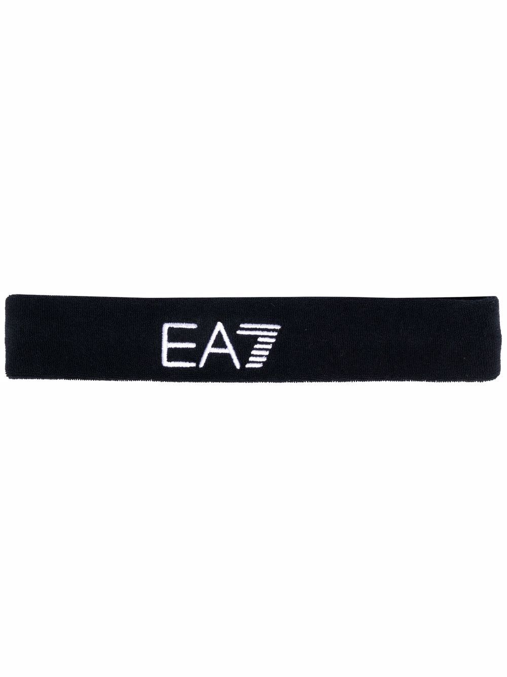 фото Ea7 emporio armani повязка на голову с вышитым логотипом