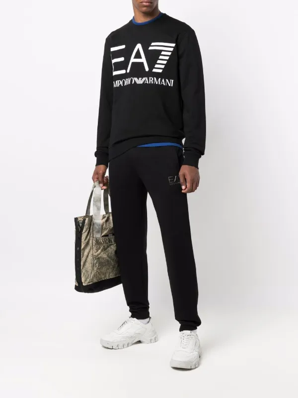 ea7 control panel crew sweatshirt
