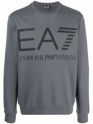 ea7 white hoodie