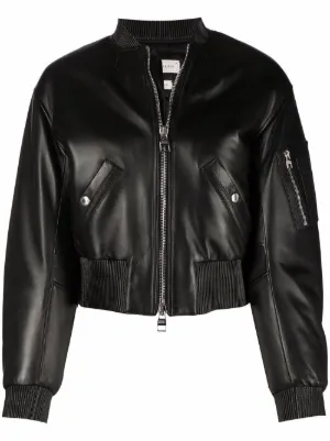 alexander mcqueen leather jacket