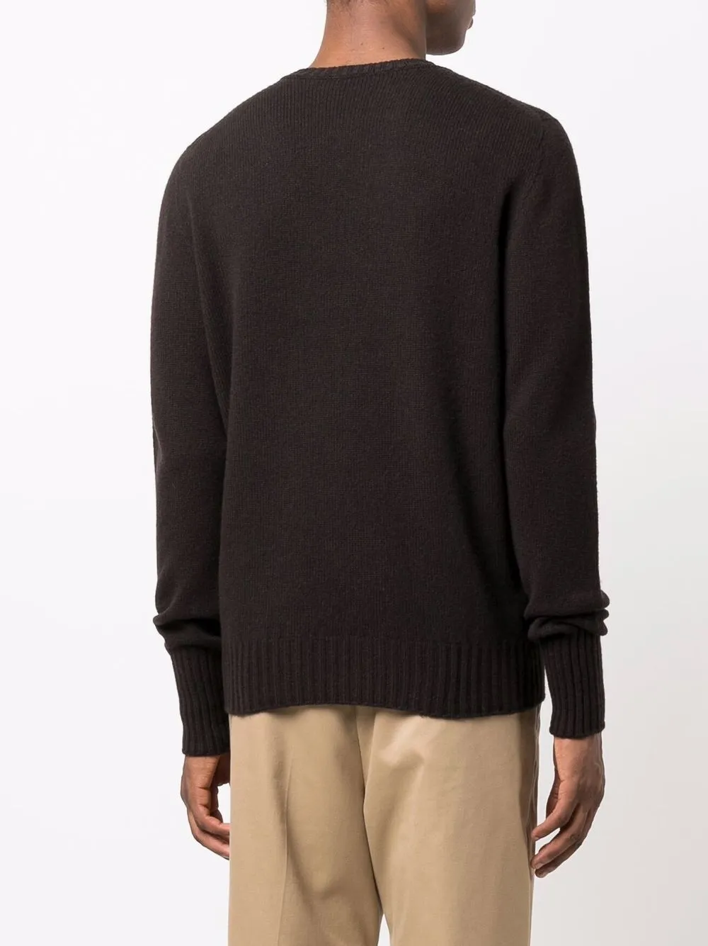 Drumohr Round Neck Jumper In Black