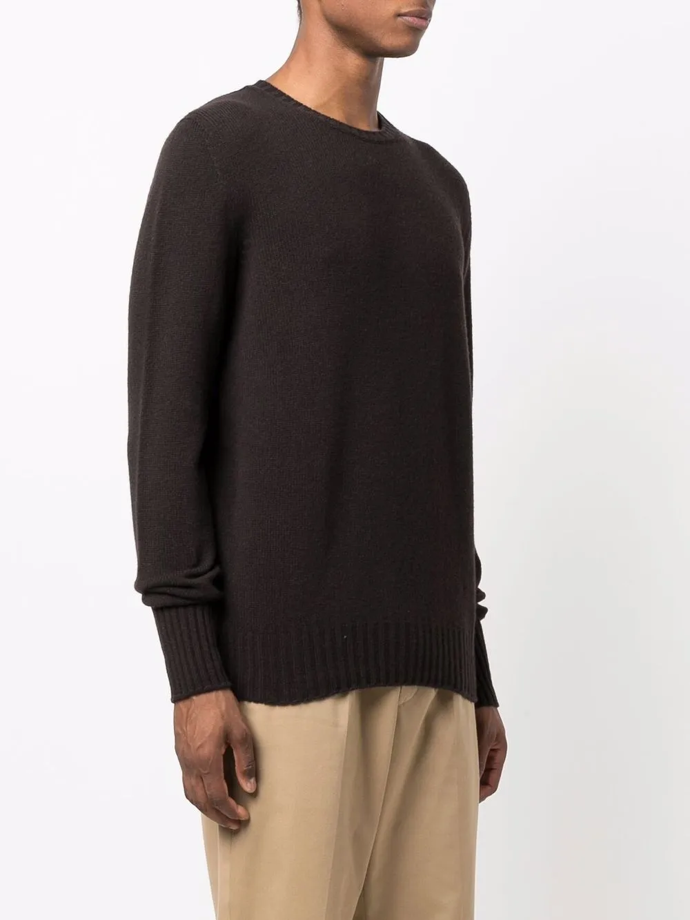 Drumohr Round Neck Jumper In Black