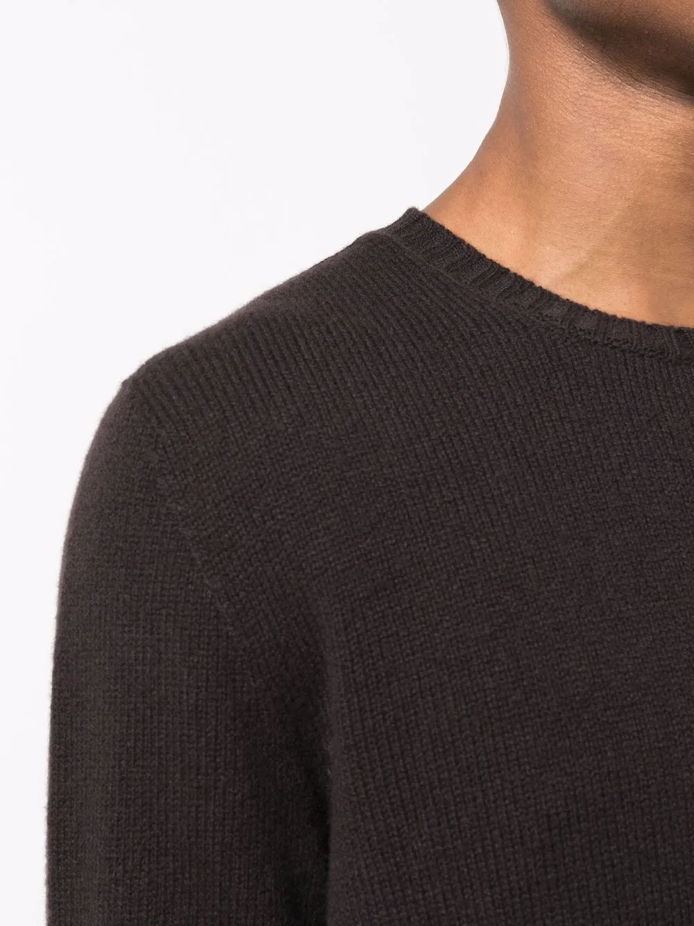 Drumohr Round Neck Jumper In Black