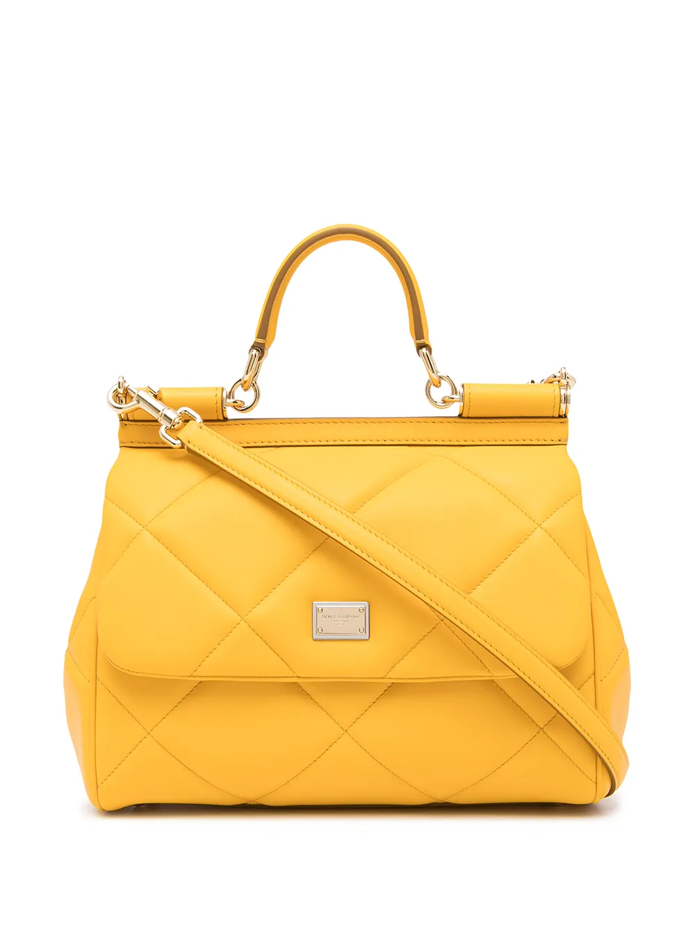 Image 1 of Dolce & Gabbana Sicily quilted shoulder bag
