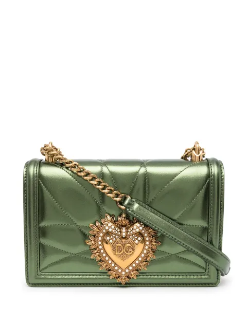 Dolce & Gabbana Bolsa tiracolo Devotion com aplicação de cristais