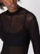 Alchemy sheer mock-neck jumpsuit
