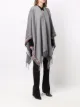 Alexander McQueen кейп с логотипом