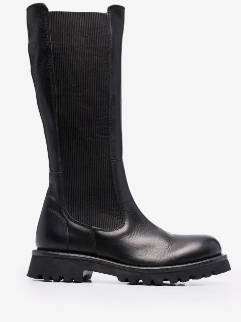 Moma Kniehohe Lederstiefel