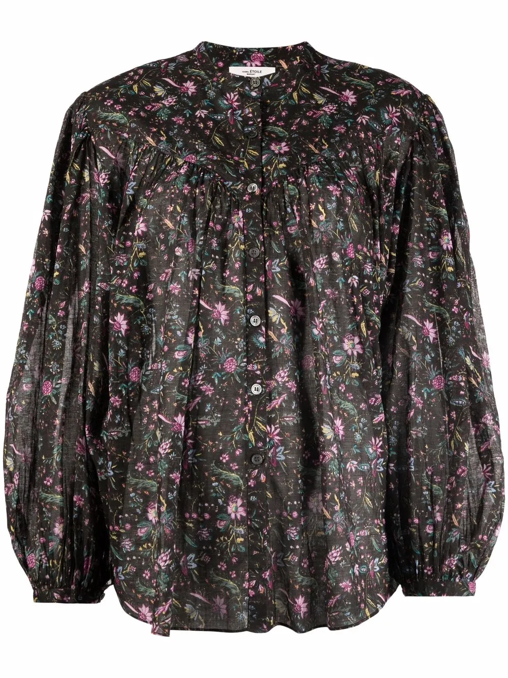 

Isabel Marant Étoile blusa con estampado floral - Marrón