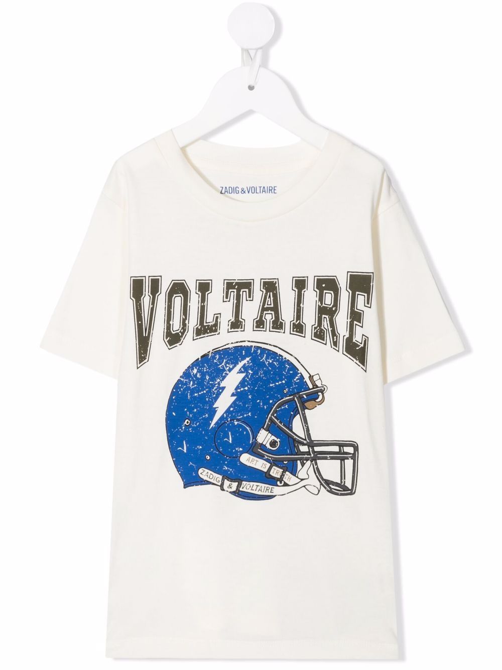 фото Zadig & voltaire kids футболка с логотипом