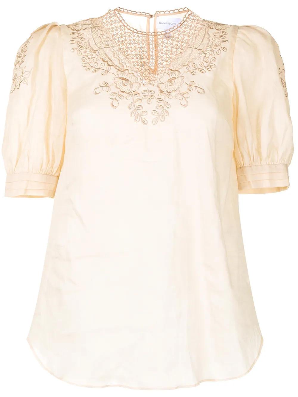 Alice McCall блузка Donatello с вышивкой