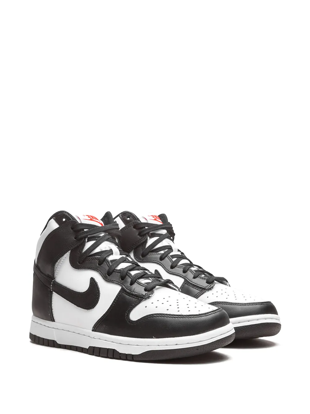 Shop Nike Dunk High "panda (2021)" Sneakers In White