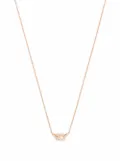 Courbet 18kt recycled rose gold CELESTE laboratory-grown diamond small pendant necklace - Pink