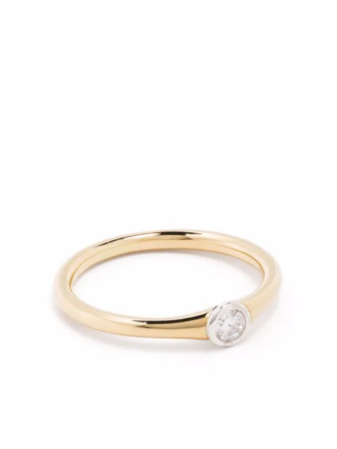 Courbet anillo Origine en oro amarillo reciclado de 18kt con diamante de laboratorio