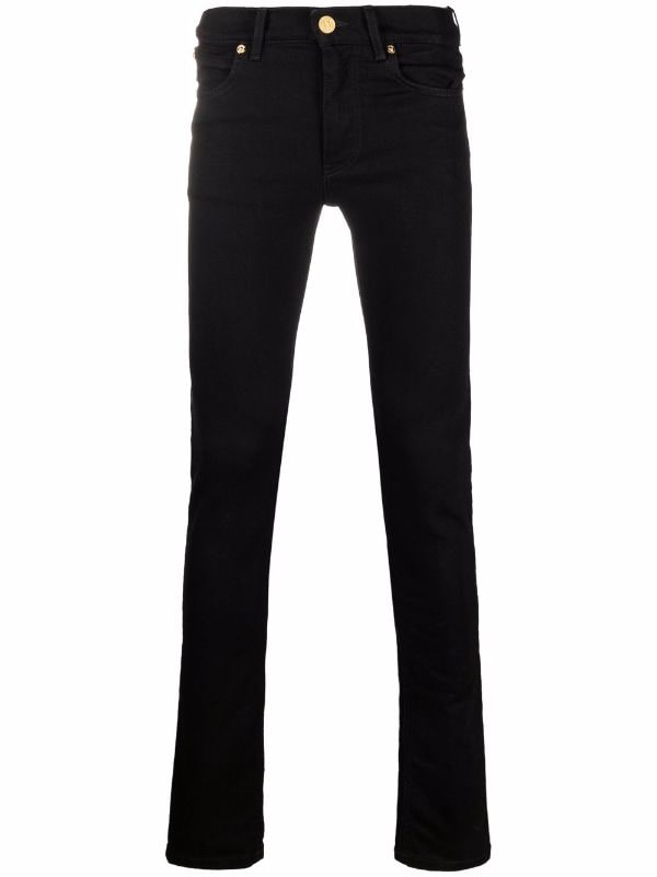 versace black jeans men's