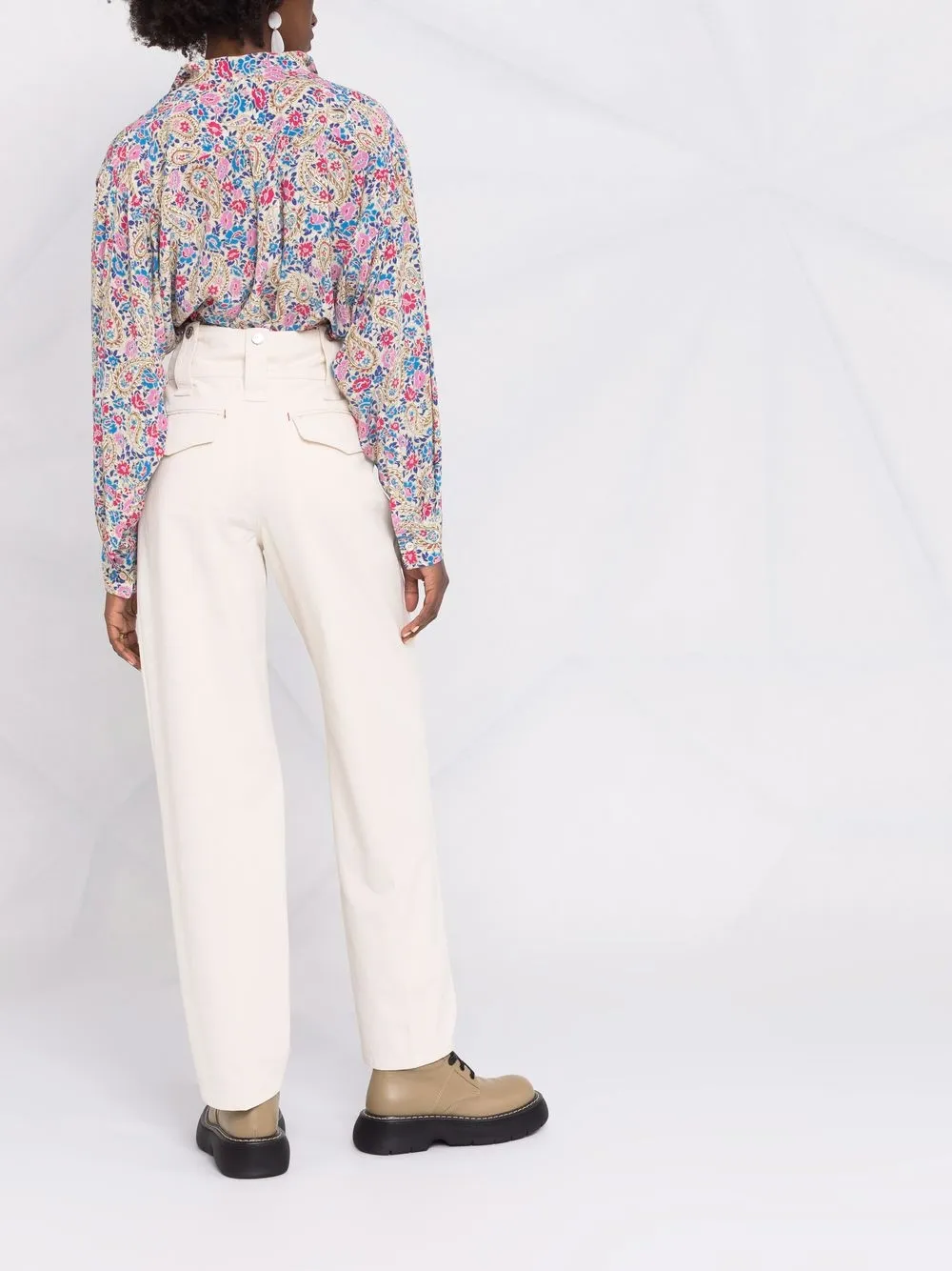 Rep ISABEL MARANT Darlena high-waist trousers Women