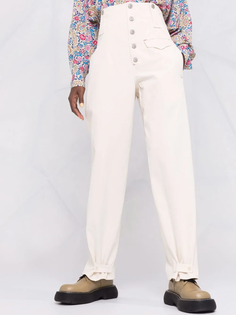 Rep ISABEL MARANT Darlena high-waist trousers Women