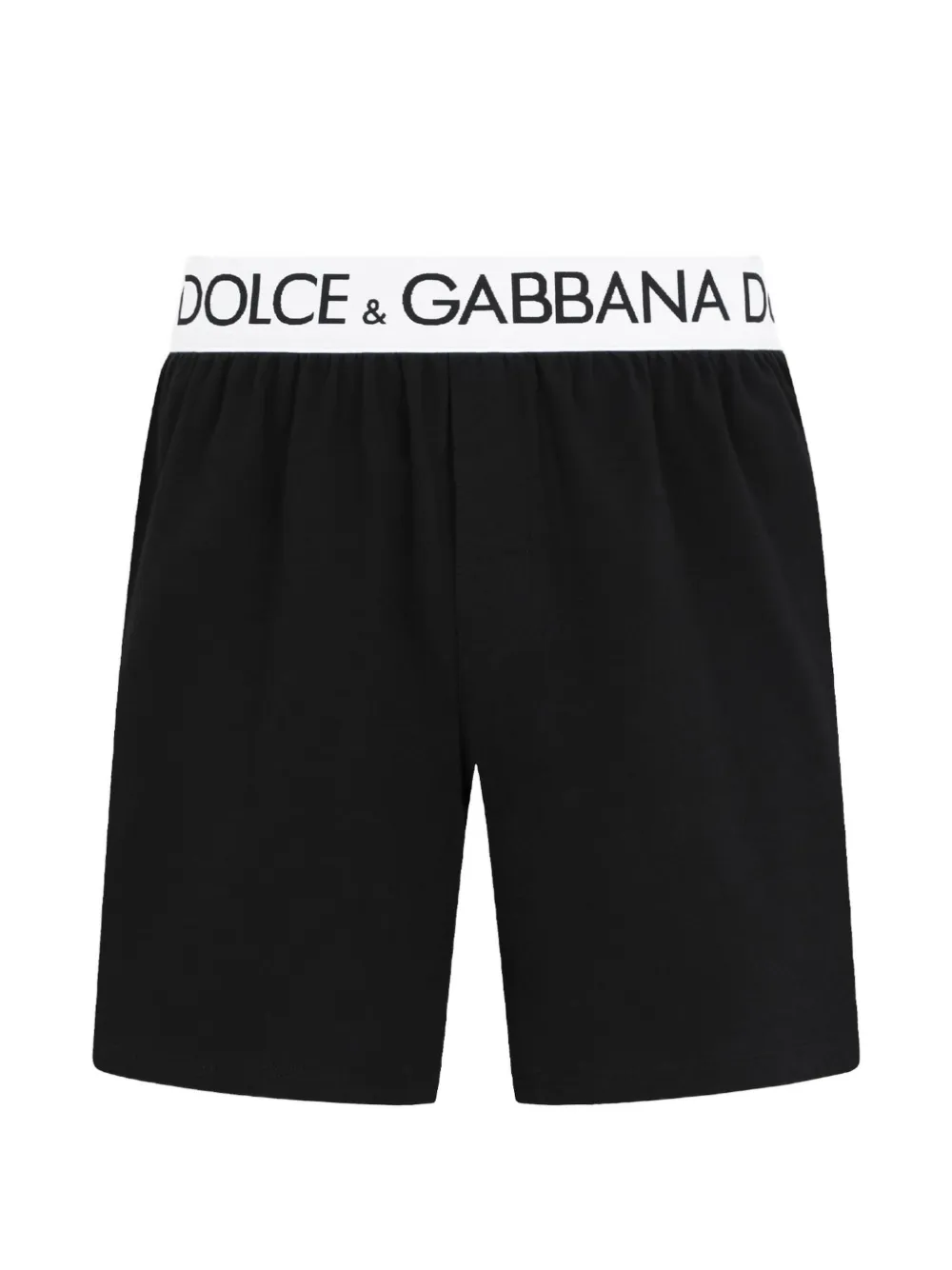 Dolce & Gabbana ドルチェ&ガッバーナ ロゴウエスト ボクサーパンツ | ブラック | Image 1