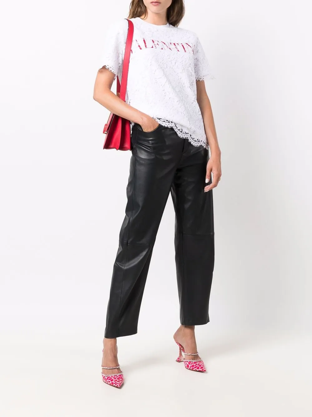 фото Valentino футболка с логотипом vltn