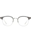 Gentle Monster Alio X GD1 round-frame glasses - White
