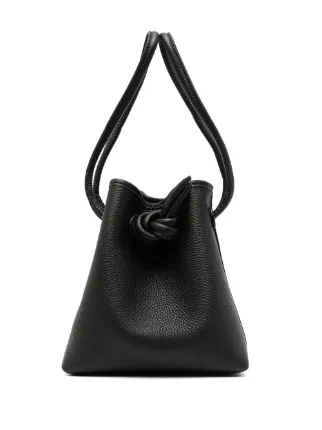 Vasic Bond Mini knot detail Bucket Bag Black FARFETCH CA