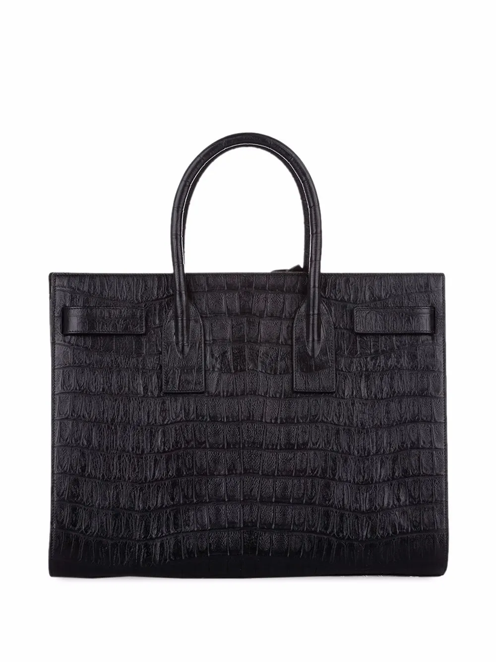 фото Yves saint laurent pre-owned большая сумка sac de jour с тиснением под крокодила