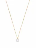 Courbet 18kt recycled yellow gold Origine bezel set laboratory-grown diamond necklace