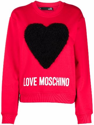 Love moschino sales heart sweatshirt