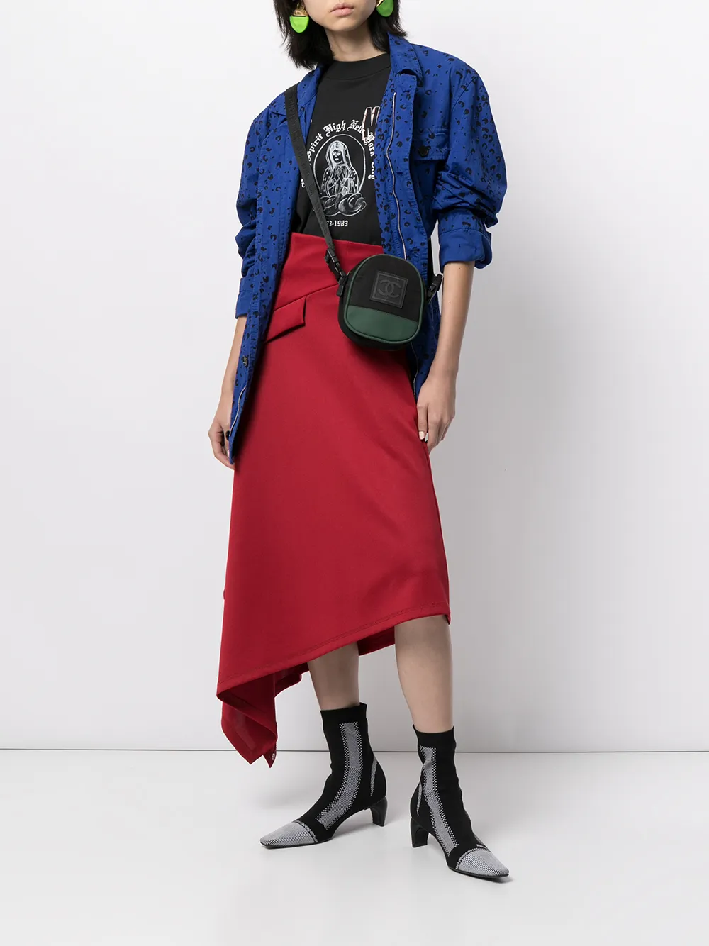 фото Chanel pre-owned сумка через плечо sports 1998-го года с логотипом cc