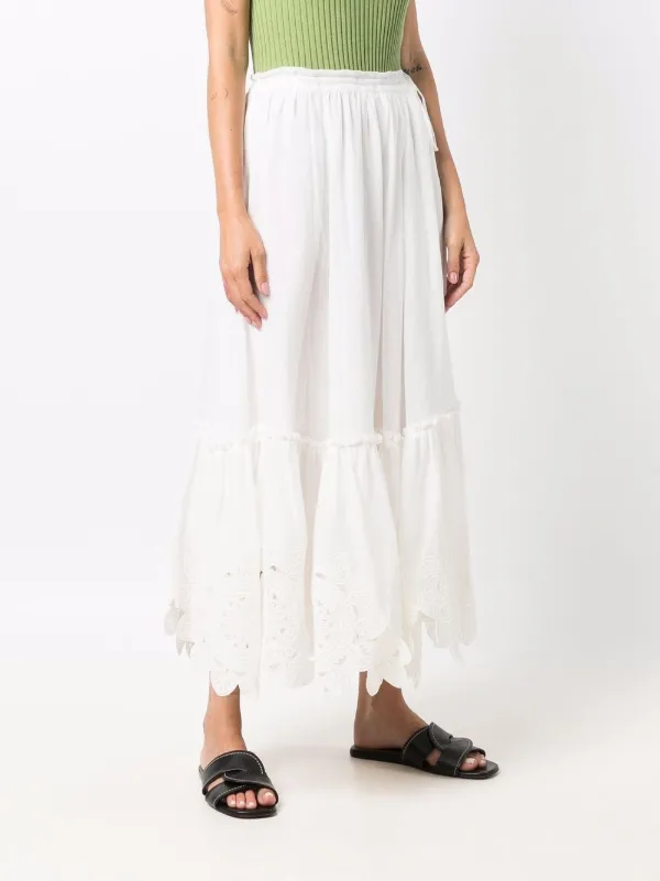 Shop ZIMMERMANN Teddy scallop ruffle 