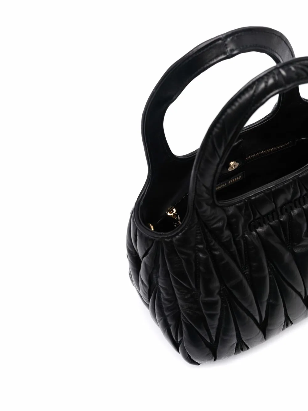 Miu Miu Quilted Leather Tote Bag Farfetch