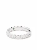 Courbet 18kt recycled white gold Origine laboratory-grown diamond band ring - Silver