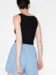 FRAME ribbed-knit tank top