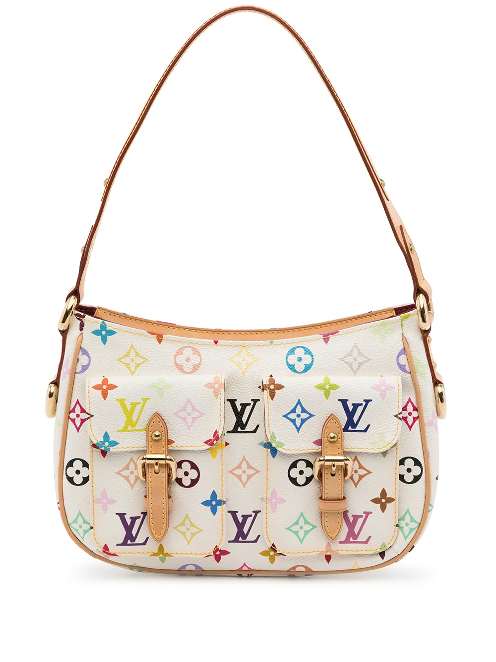 Louis Vuitton Monogram Multicolor Lodge PM White 