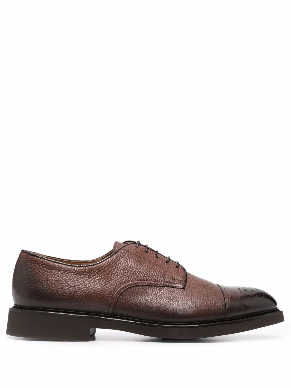 фото Doucal's leather lace-up shoes