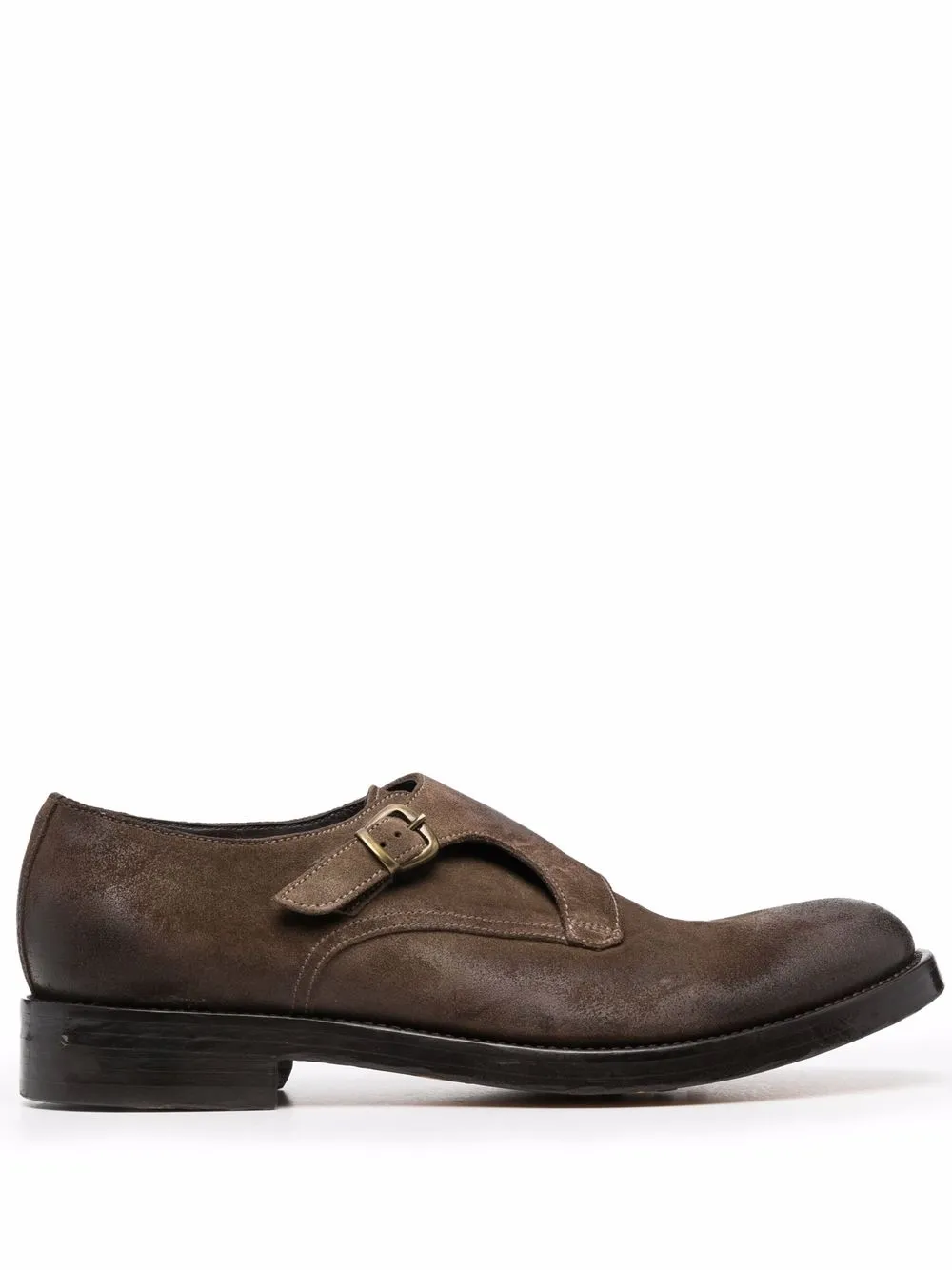 фото Doucal's suede monk shoes