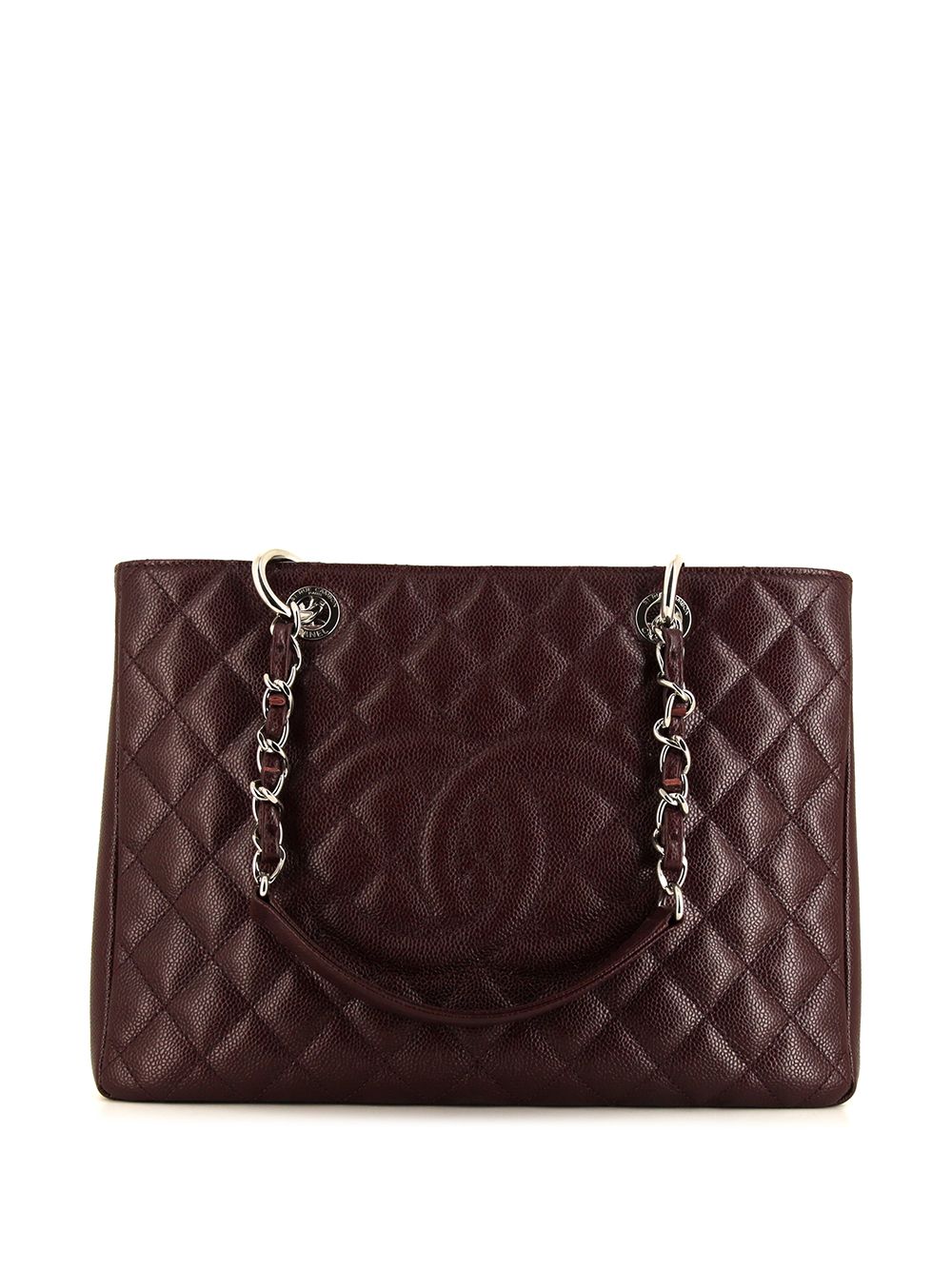 фото Chanel pre-owned стеганая сумка-тоут 2014-го года