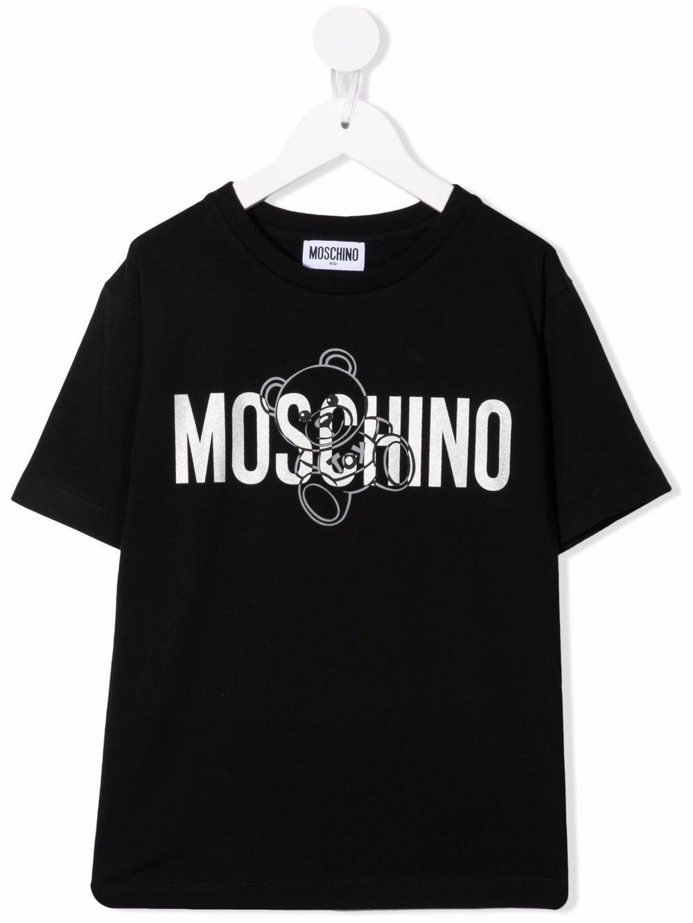 фото Moschino kids футболка с логотипом