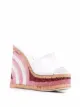 Image 2 of HAUS OF HONEY bead-embellished wedge sandals