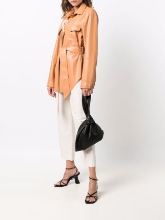 Jen vegan leather clutch展示图