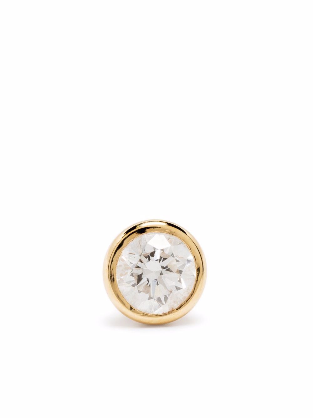 18kt recycled yellow gold Origine laboratory-grown diamond stud single earring