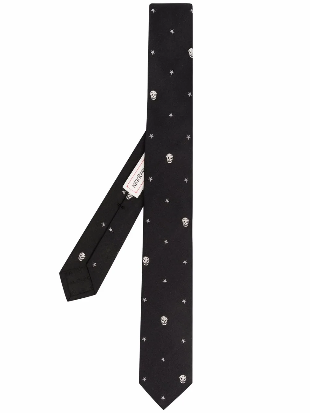 Alexander McQueen галстук с узором Skull