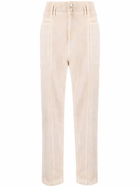 MARANT ÉTOILE high-rise straight-leg jeans