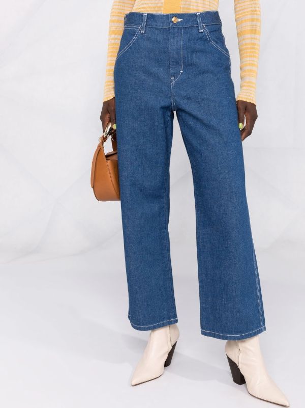 Tory burch cropped hot sale jeans