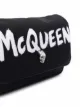 Alexander McQueen logo-graffiti-print crossbody bag