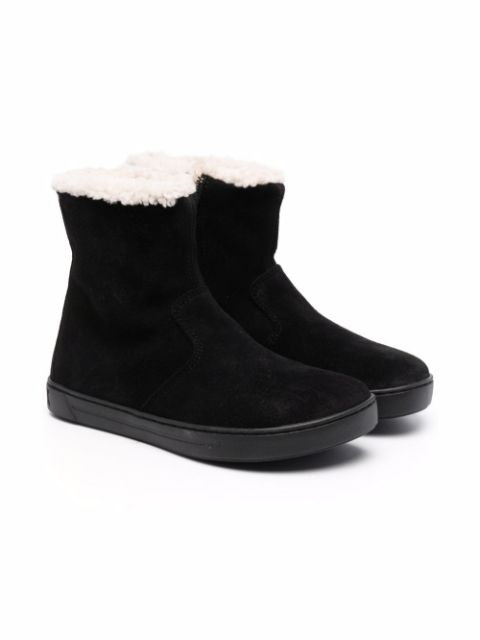 Birkenstock Kids - shearling-lined slip-on boots