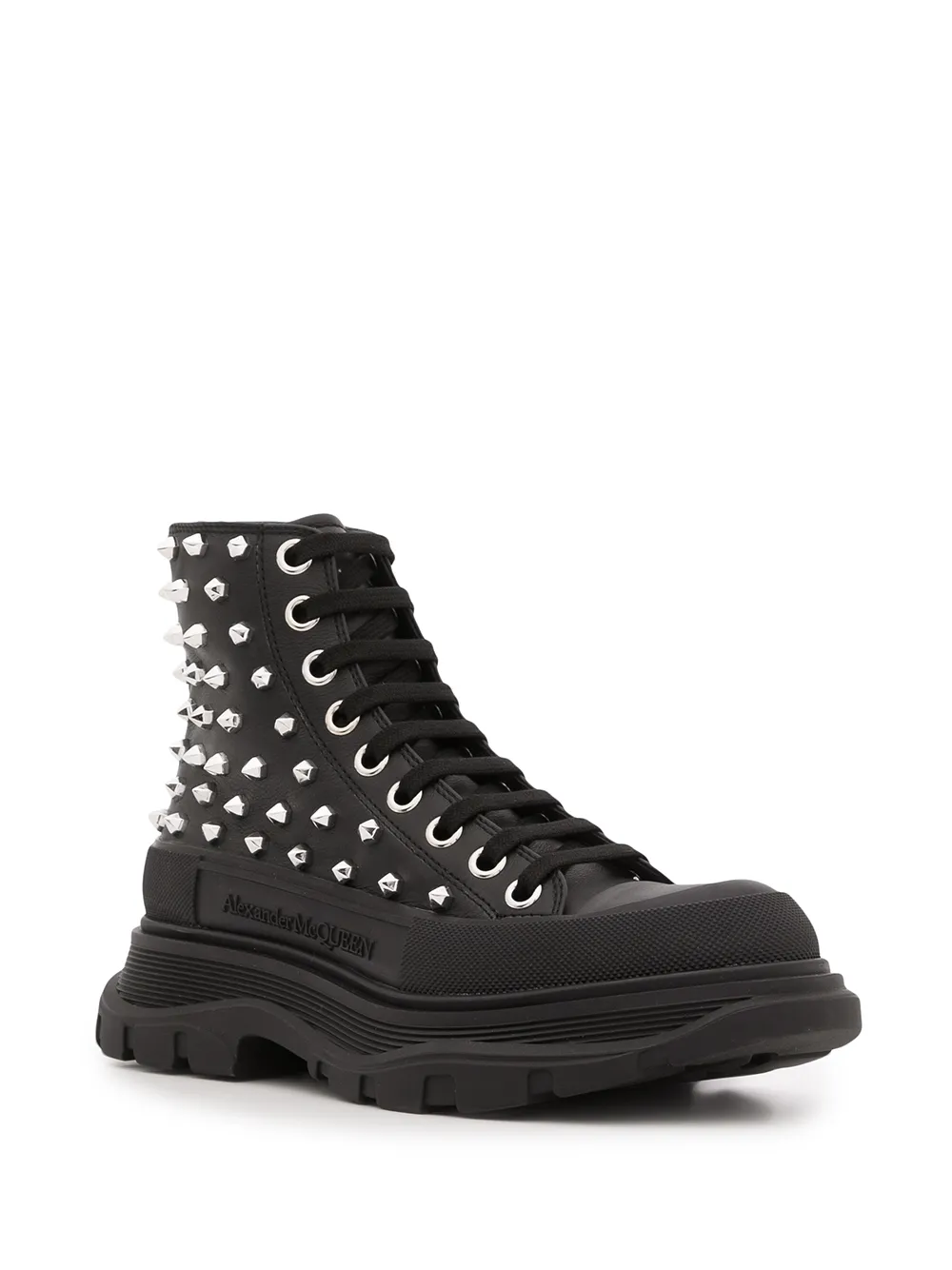 фото Alexander mcqueen высокие кроссовки с заклепками