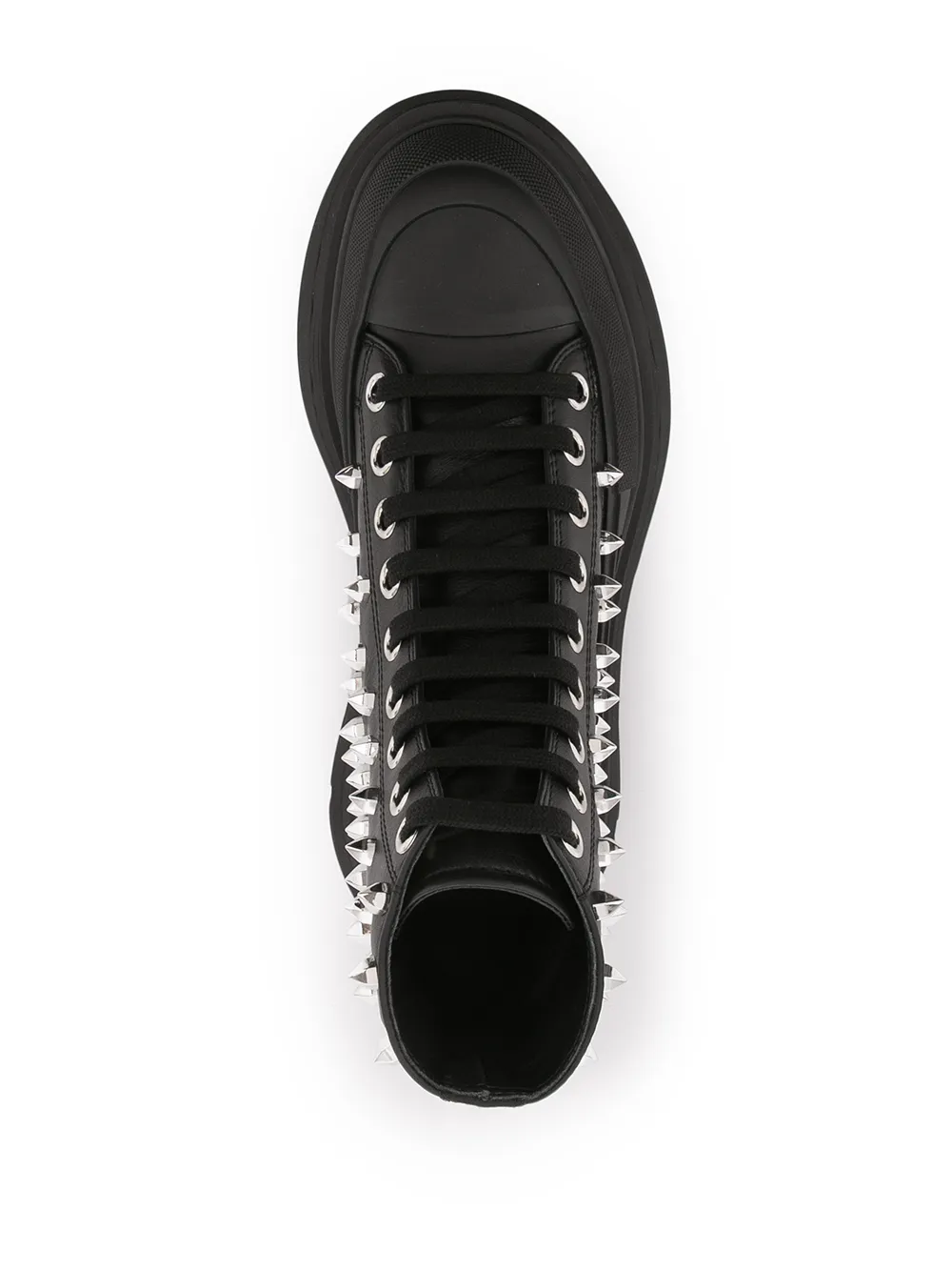 фото Alexander mcqueen высокие кроссовки с заклепками