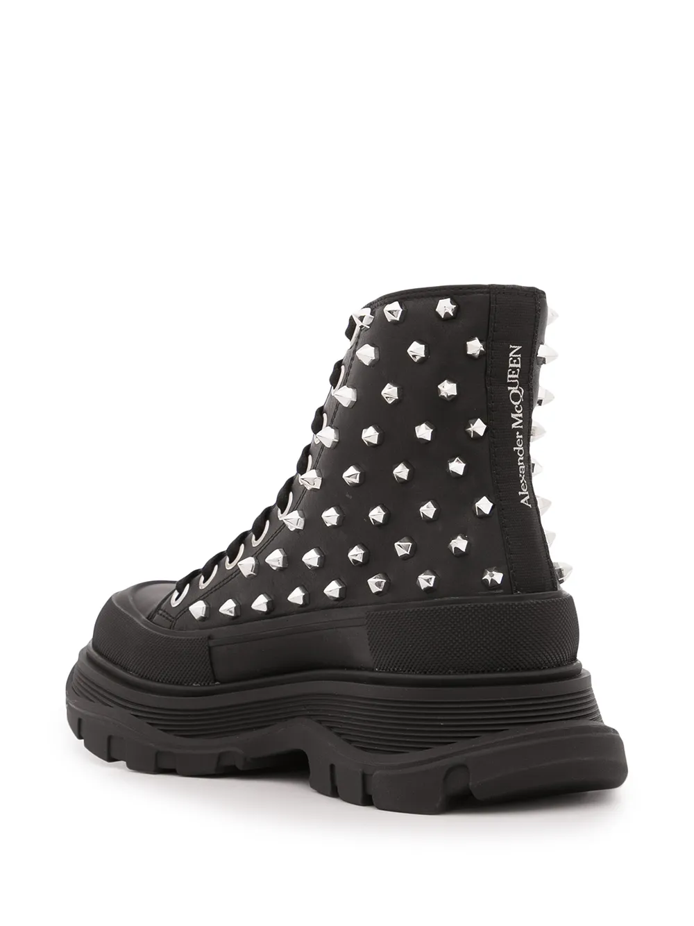 фото Alexander mcqueen высокие кроссовки с заклепками
