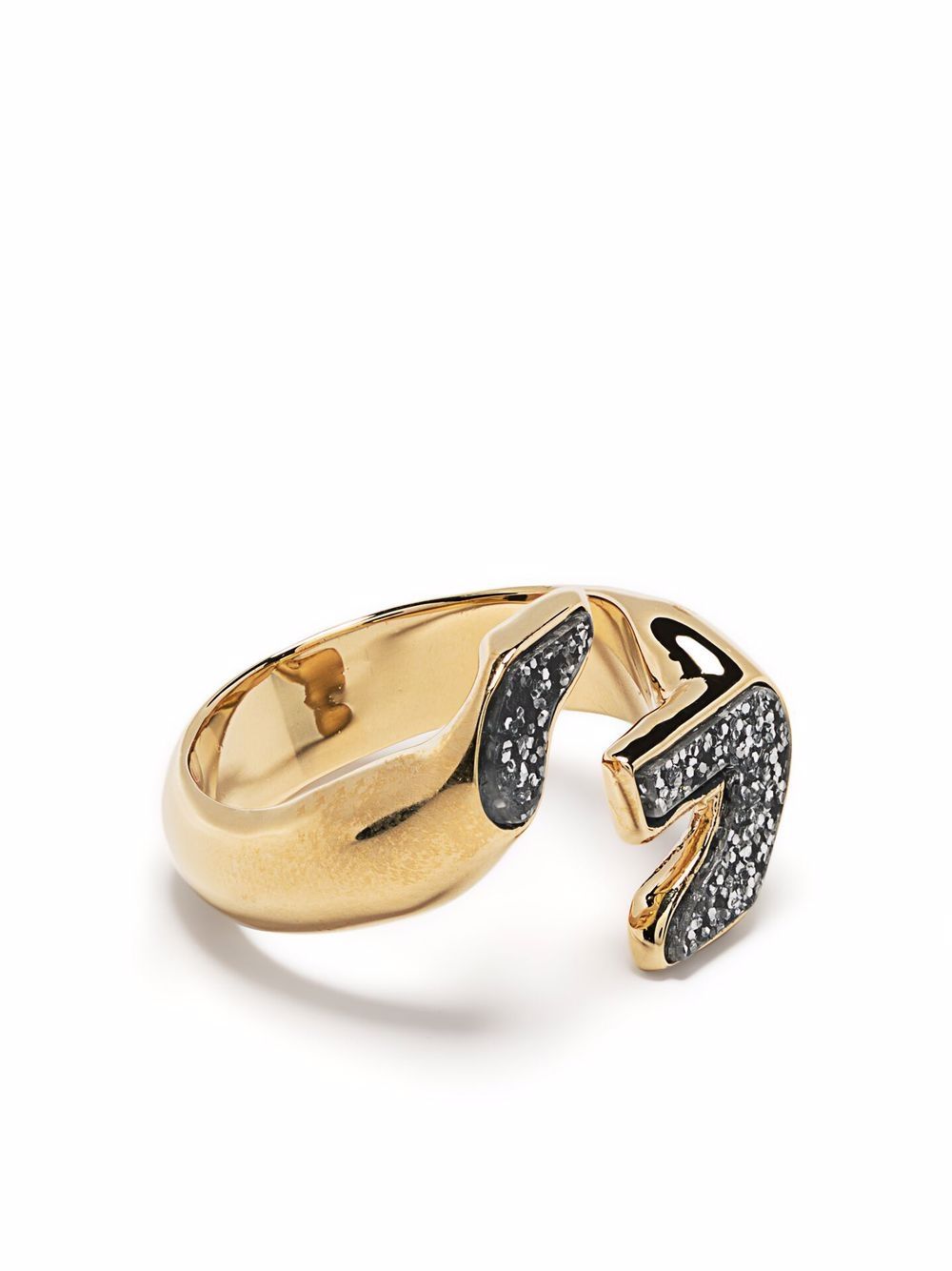 фото Givenchy кольцо g chain с камнями